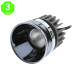 Foco Modulo led CobFix 30W Bridgelux Soporte Empotrable Rectangular Blanco o Negro [AL43046367LM]