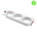 Foco Modulo led CobFix 30W Bridgelux Soporte Empotrable Rectangular Blanco o Negro [AL43046367LM]