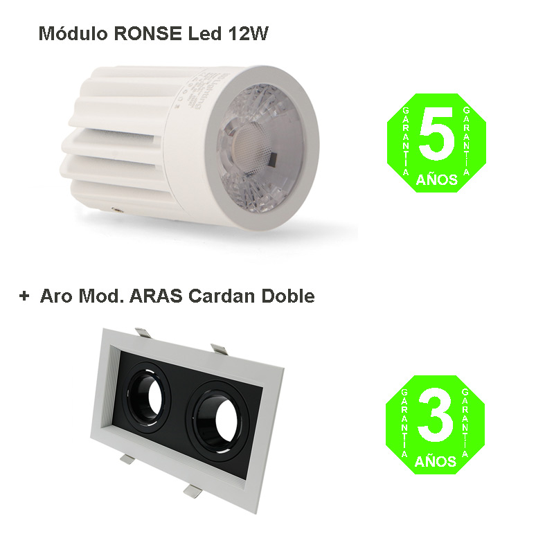 Kit Aro Aras cardan Doble Foco Módulo Led Ronse 12W Driver Lifud [AL44194380GA]