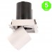 Foco led Doble Orientable Rectangular Tube Square 24W [ALGA4188]