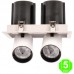 Foco led Doble Orientable Rectangular Tube Square 24W [ALGA4188]