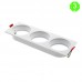 Foco Modulo led 30W Bridgelux Soporte Empotrable Rectangular Blanco o Negro [ALLM43064363]
