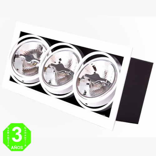 Foco Downlight Cardan LED 36W Empotrable Direccionable [JWCARLED-3x12W]