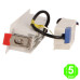 Foco Downlight LED Viena 10W Lineal Rectangular Empotrable [AL3002GA]