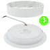 Aro de superficie para downlight Led Advance 9W Eco Blanco [AL0051LM]