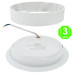 Aro de superficie para downlight Led Advance 12W Eco Blanco [AL0052LM]