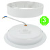 Aro de superficie para downlight Led Advance 18W Eco Blanco [AL0053LM]