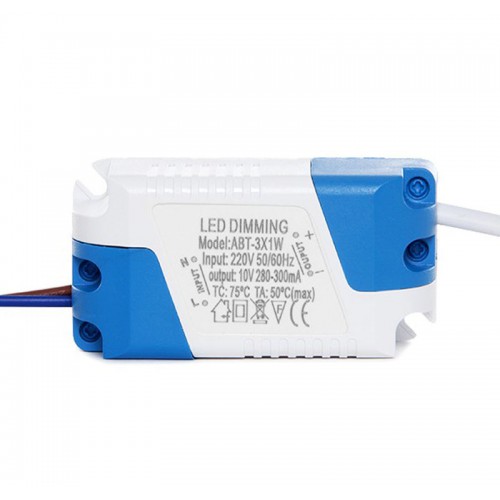 Driver Regulable de 3W para Focos Downlights y Placas LED serie Eco
