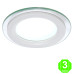 Foco Placa Downlight LED Circular CRISTAL O 6W [GRMB01-6W-O]  