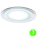 Foco Placa Downlight LED 12W Cristal [GRMB01-12W]