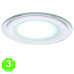 Placa Foco Downlight LED CRISTAL 18W [HOMB01O-18W]