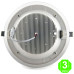 Placa Foco Downlight LED CRISTAL 18W [HOMB01O-18W]