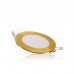 Placa Foco Downlight LED Marco color Dorado 6W Ø Corte 104mm 50.000H [GL-CL-R6N-G]