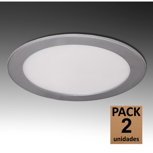Placa Foco Downlight LED 18W 1409Lm Ø225mm Ø Corte 200mm [JL-GP-LZ-3-M]