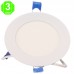 Placa Foco Downlight Circular Slim Led 6W Corte 105mm [AL5201LM]