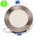 Placa Foco Downlight Led CCT 6W Marco color Níquel Corte110mm [AL5501LM]