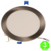 Placa Foco Downlight Led CCT Marco color Níquel 12W [AL5507LM] 