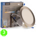 Placa Foco Downlight Led CCT Marco color Níquel 12W [AL5507LM] 