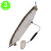 Foco Placa Downlight Led CCT Circular SLIM 20W Níquel [AL5520LM]