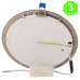 Foco Placa Downlight Led CCT Circular SLIM 20W Níquel [AL5520LM]