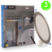 Foco Placa Downlight Led CCT Circular SLIM 20W Níquel [AL5520LM]
