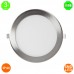 Placa Foco Downlight Led CCT Marco color Níquel 25W IP44 Ø295x20mm ØCorte 280mm [ALLM5523]
