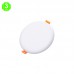Placa Downlight Led Sin Marco 11W 800Lm Corte 80mm 30.000H [LUM-NSDL-R125]