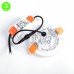 Placa Downlight Led Sin Marco 11W 800Lm Corte 80mm 30.000H [LUM-NSDL-R125]