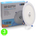 Placa Downlight LED 18W Circular Sensor Detector [AL5573LM]