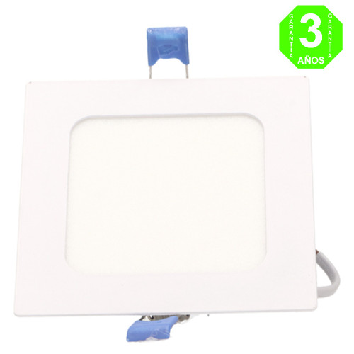 Foco Placa Downlight Led Slim Eco Cuadrado 6W 600Lm Corte 105x105mm [AL5220LM]