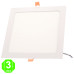 Foco Placa Downlight Slim Cuadrado Led 20W Corte 205x205mm [AL5229LM]