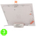Foco Placa Downlight Slim Cuadrado Led 20W Corte 205x205mm [AL5229LM]