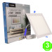Foco Placa Downlight Slim Cuadrado Led 20W Corte 205x205mm [AL5229LM]