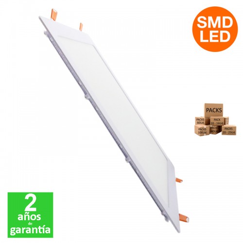 Foco Slim Placa Downlight Led 25W 2500Lm IP20 100Lm/W Corte 275x275mm [ALLM5232]