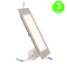 Placa Foco Downlight Led CCT Slim Cuadrado 12W Marco color Níquel [AL5508LM]