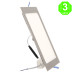 Foco Downlight Led CCT Slim Níquel 20W Cuadrado [AL5521LM]