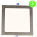Foco Downlight Led CCT Slim Níquel 20W Cuadrado [AL5521LM]