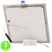 Foco Downlight Led CCT Slim Níquel 20W Cuadrado [AL5521LM]