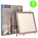 Placa Foco Downlight Led CCT Cuadrado Slim color Níquel 25W  [AL5524LM]