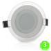 Foco Placa Downlight LED Circular CRISTAL 6W [GRMB01-6W]