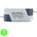 Foco placa Downlight LED Cuadrado Cristal 15W [GRMB02-15W]