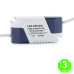 Foco placa Downlight LED Cuadrado Cristal 6W [GRMB02-6W]