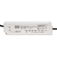 Transformador Meanwell 24VDC 60W para Luminarias LED Especial Carnicerías