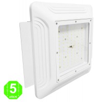 Foco Luminaria LED Empotrable Especial Gasolineras Doseles50W IP65 130LmW [WR-CP050-E]