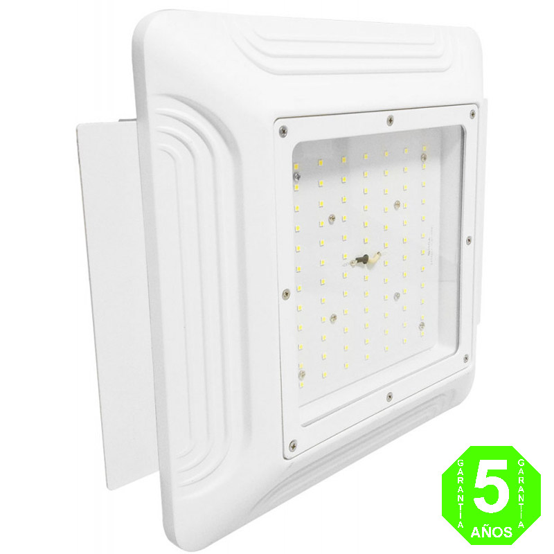 Foco Luminaria LED Empotrable Especial Gasolineras Doseles 100W 130LmW [WR-CP100-E]