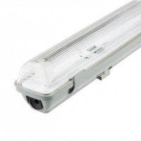 Luminaria Pantalla Estanca 1 Tubo LED IP65 1200mm ABS/PC