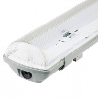 Luminaria Pantalla Estanca 2 Tubos LED 1200mm ABS/PC Serie ALFL