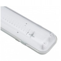Luminaria Pantalla Estanca 2 Tubos LED 1500mm ABS/PC Serie ALLM Luminaria Pantalla Estanca 2 Tubos LED 1500mm ABS/PC Serie ALLM