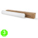 Pantalla Estanca Led Integrado Enlazable Proline CCT 18W 600mm [AL1105LM]