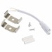 Luminaria Regleta 1 Tubo LED T8 1200mm Aluminio Serie ECO